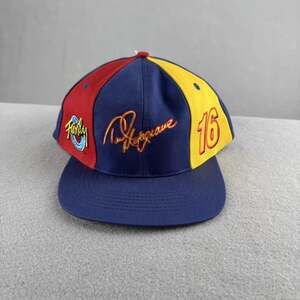 Vintage Ted Musgrave Hat Cap Snap Back One Size Multi Color NASCAR Fresh Caps